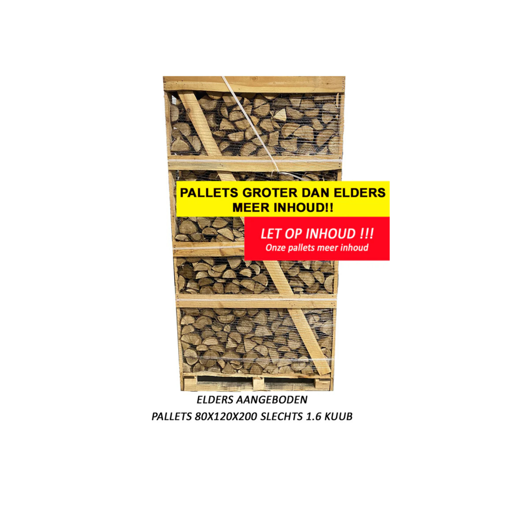 Haardhout Eiken FSC ovengedroogd - XL