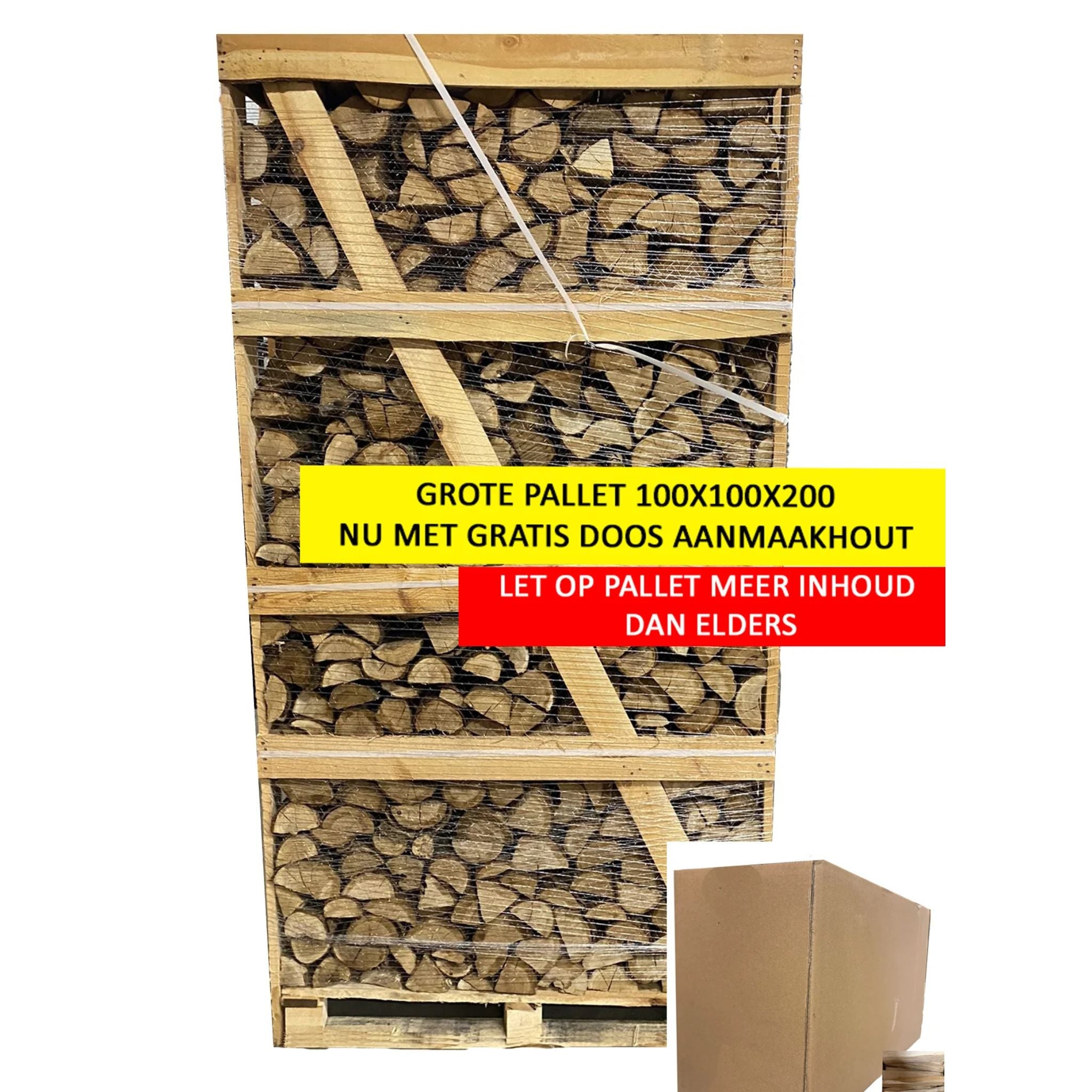 Haardhout Eiken FSC gedroogd - XL