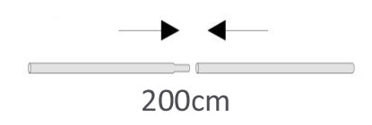 Baleinen sets (aluminium)