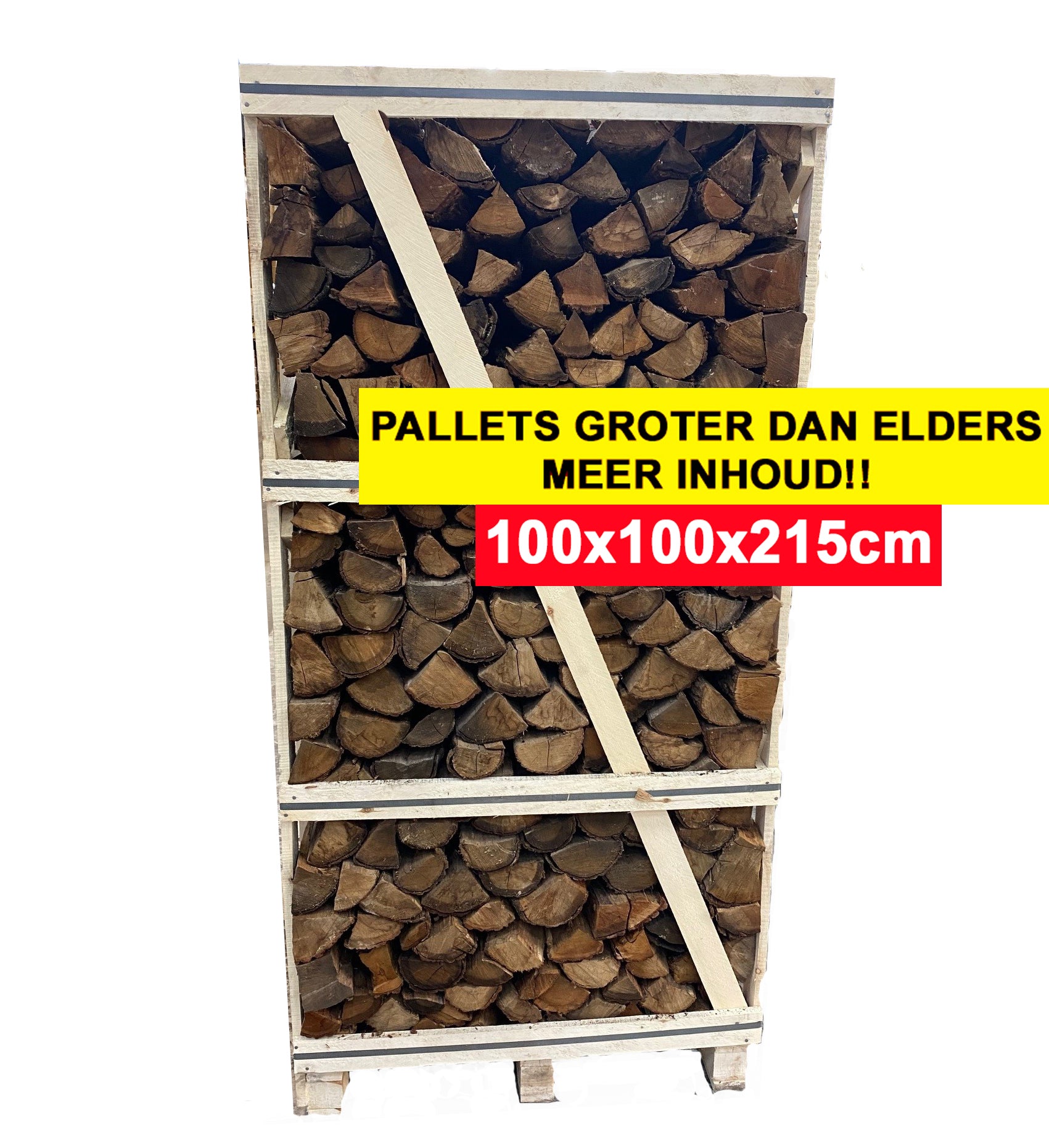 Haardhout Eiken FSC ovengedroogd - XXL - 2,15 m2