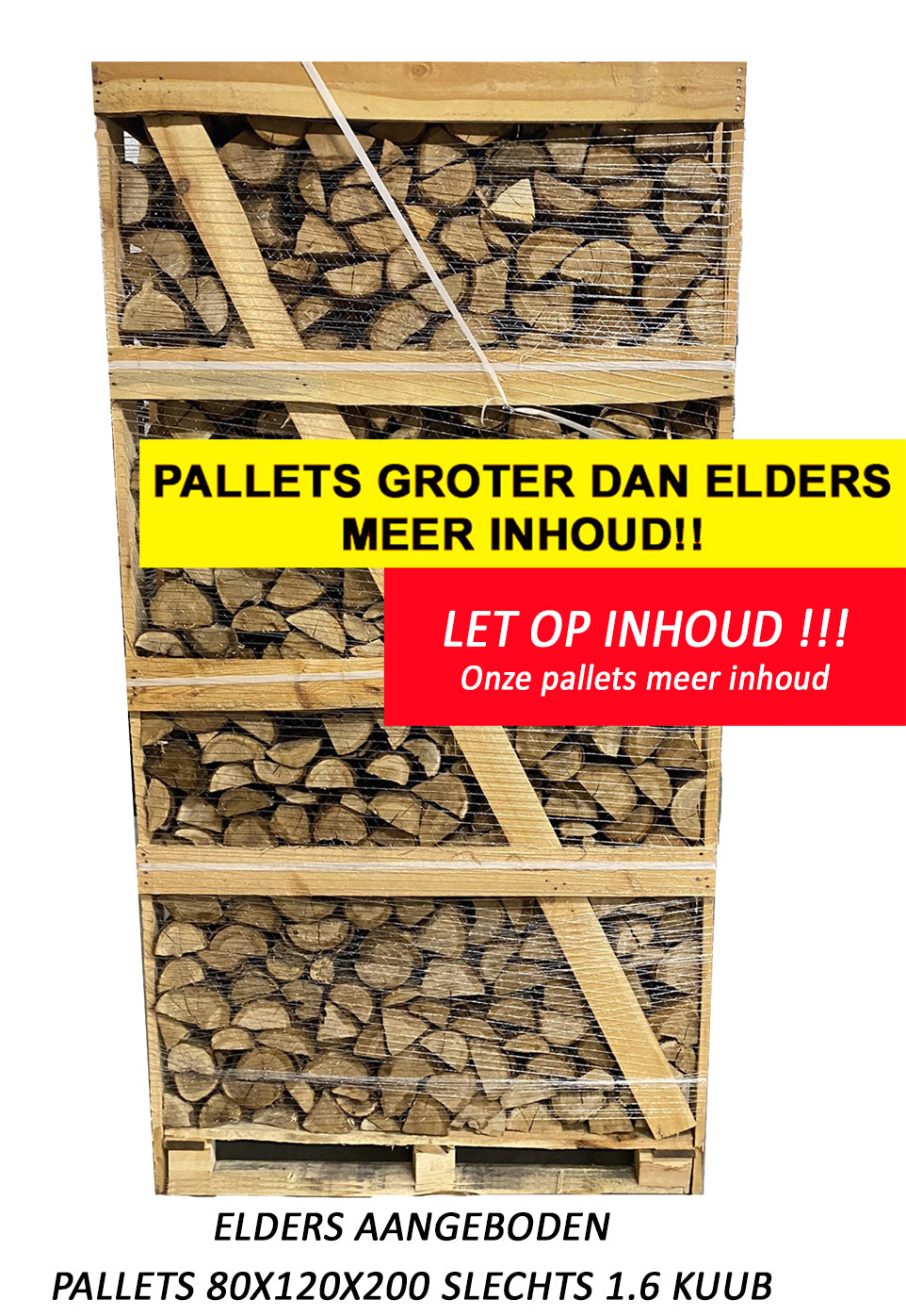 Haardhout Eiken FSC ovengedroogd - XL