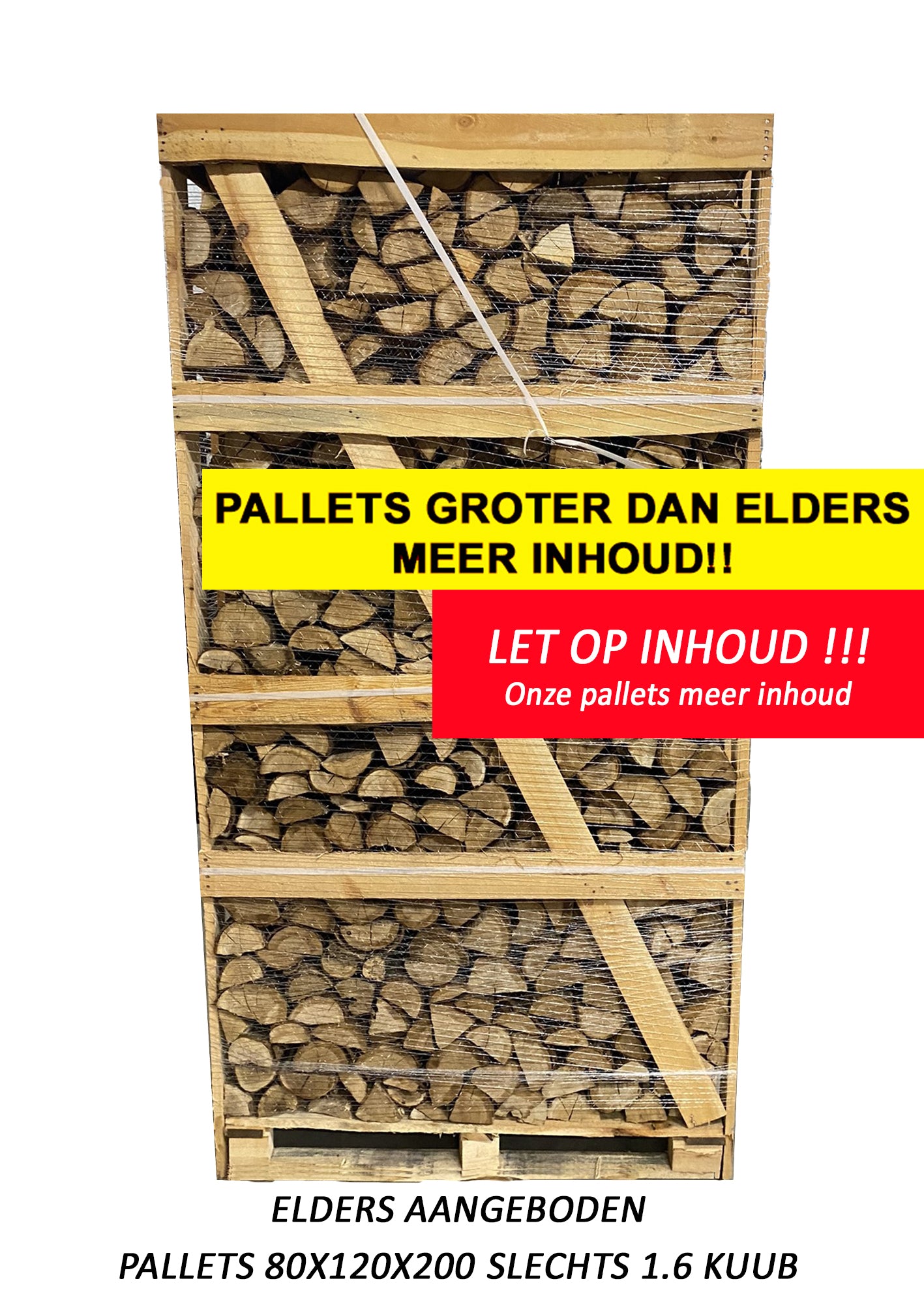 Haardhout Eiken FSC ovengedroogd - XL