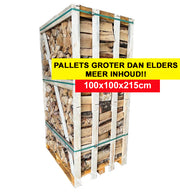 Haardhout Berken FSC ovengedroogd - XXL Pallet - 2,15 m2