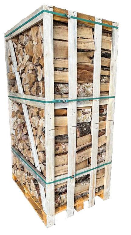 Haardhout berken ovengedroogd op pallet
