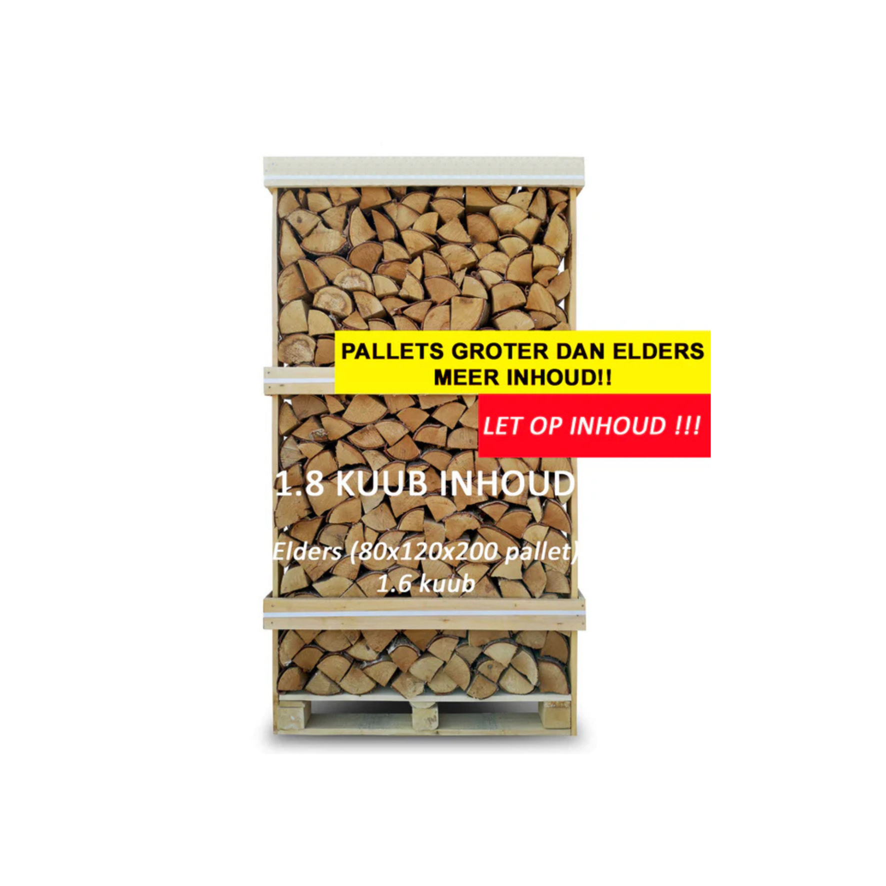 Haardhout Beuken FSC ovengedroogd - XL