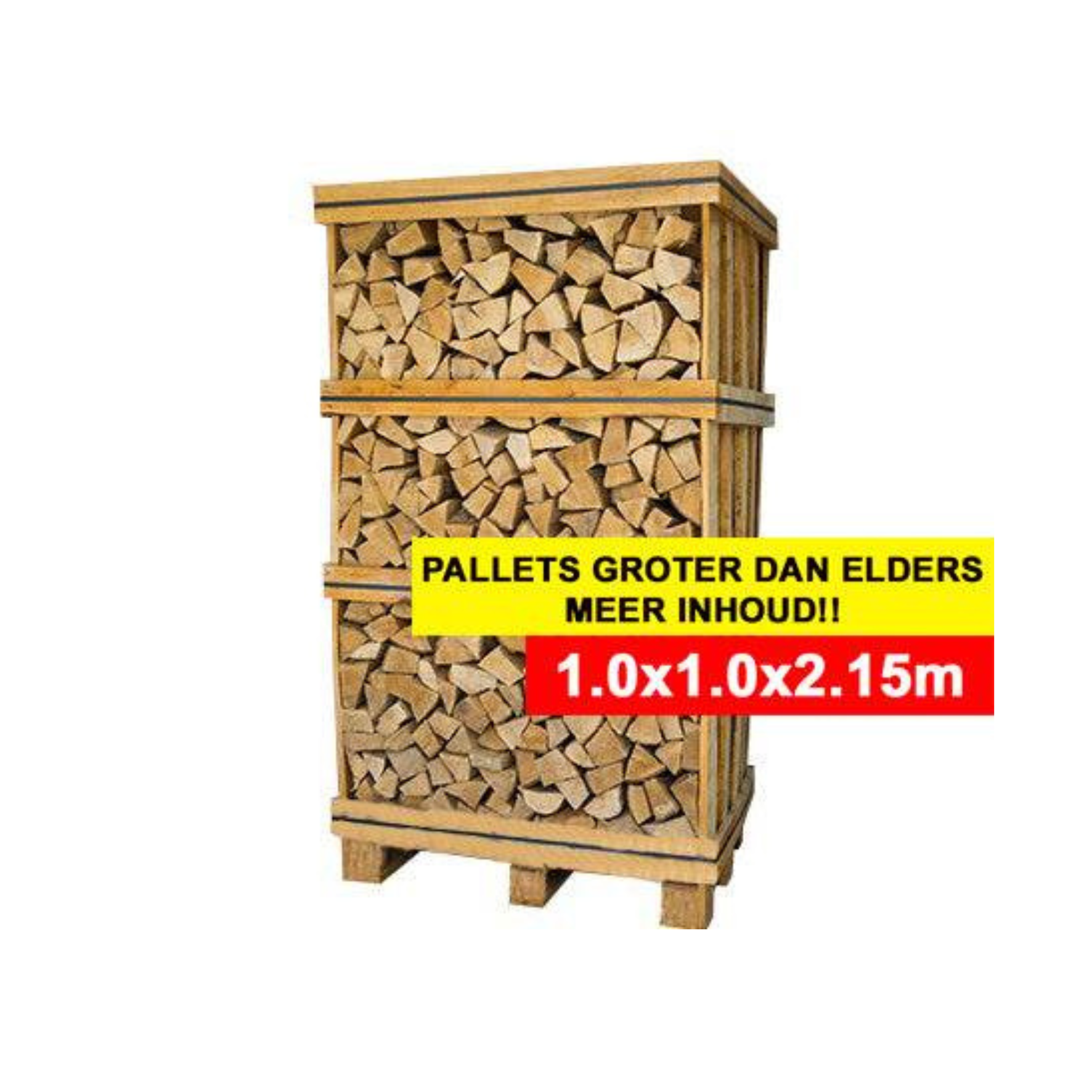 Haardhout Essen FSC ovengedroogd - XXL - 2,15 m2