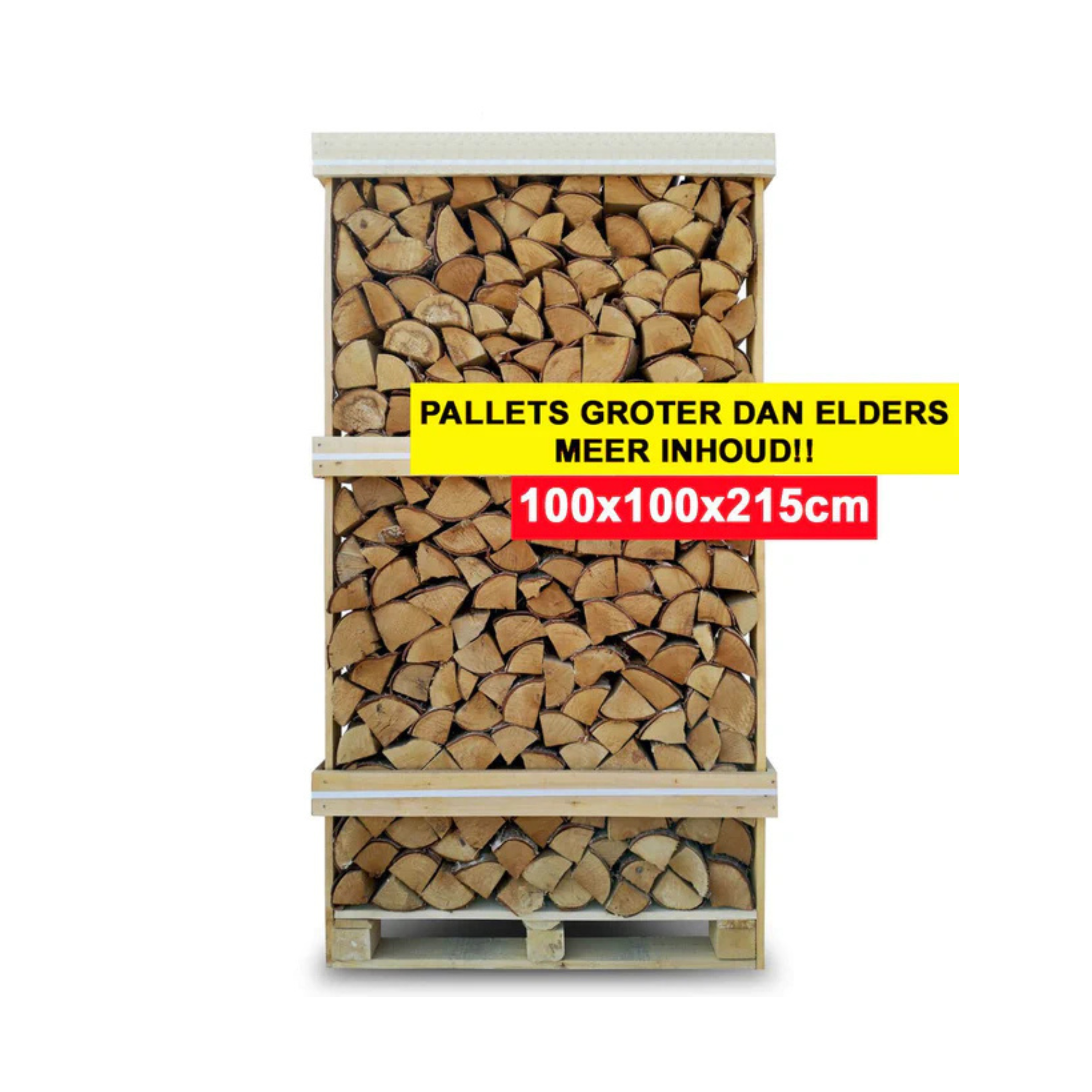 Haardhout Haagbeuk FSC ovengedroogd - XXL - 2,15 m2