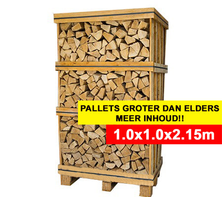 Haardhout Essen FSC ovengedroogd - XXL - 2,15 m2