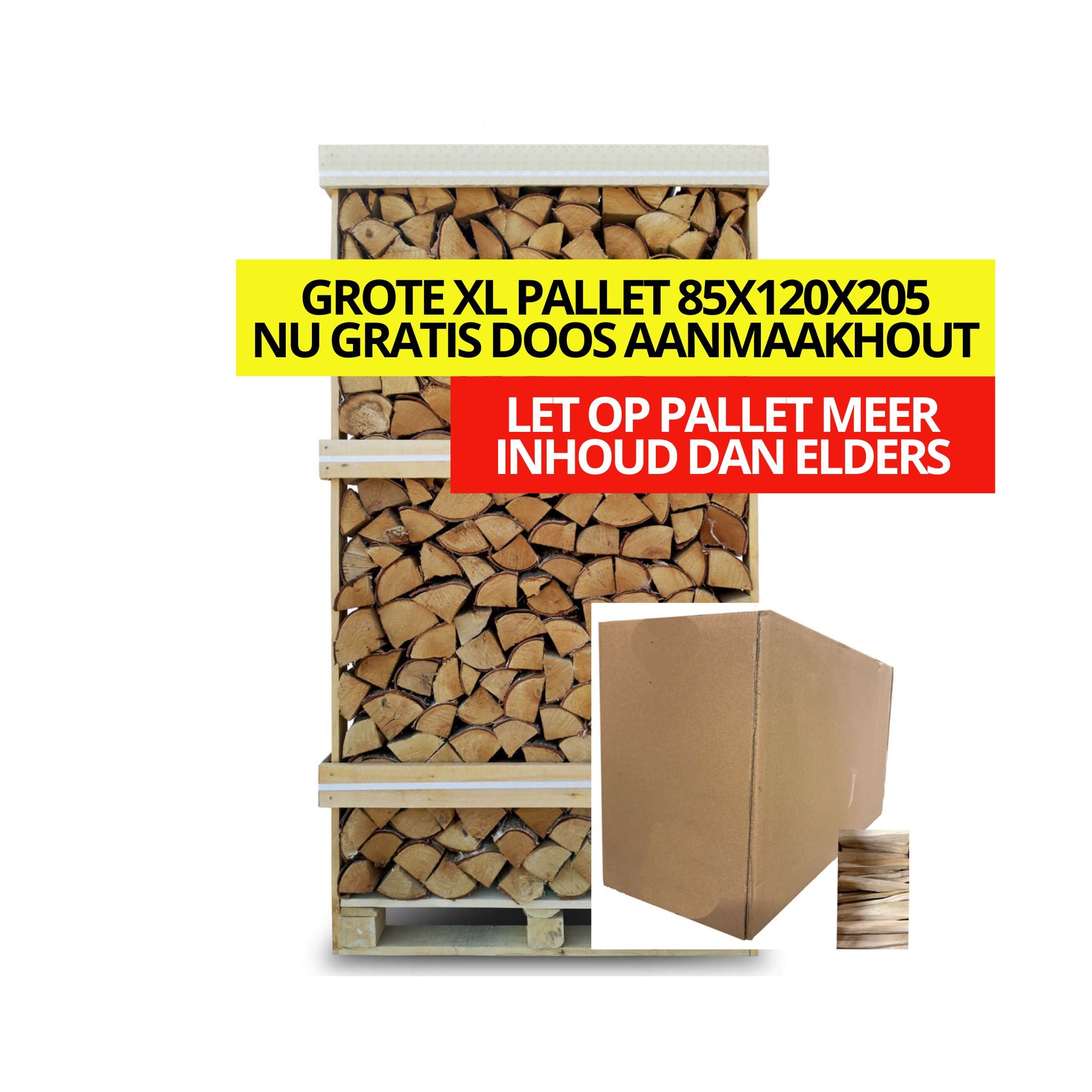 Haardhout Beuken FSC ovengedroogd - XL