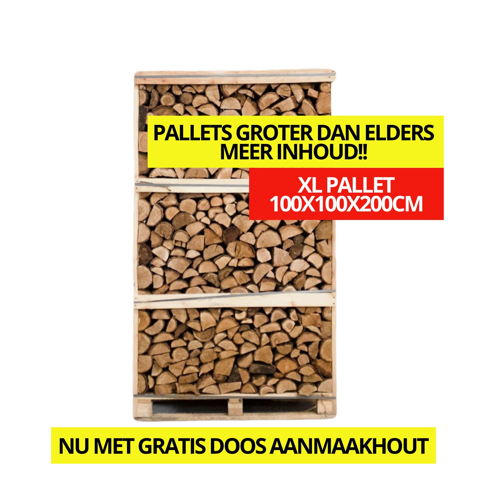 Haardhout Eiken FSC gedroogd - XL