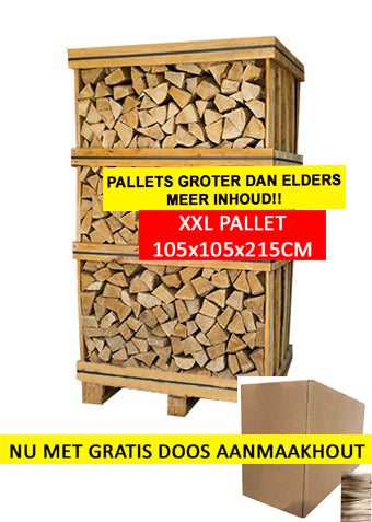 Haardhout Essen FSC ovengedroogd - XXL - 2,15 m2