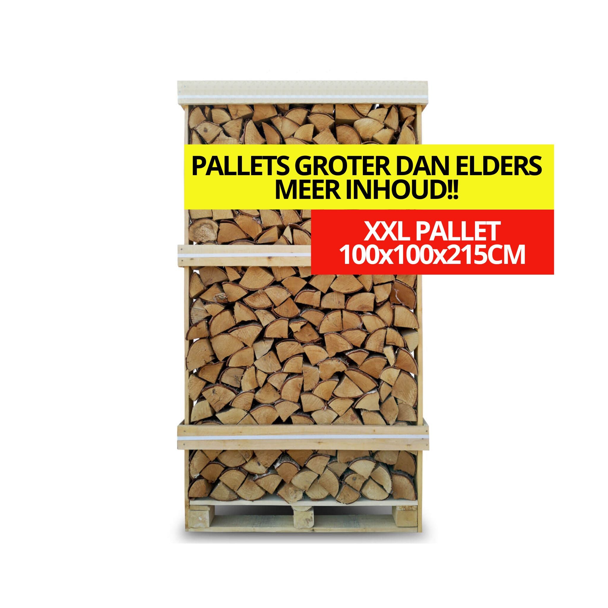 Haardhout Haagbeuk FSC ovengedroogd - XXL - 2,15 m2