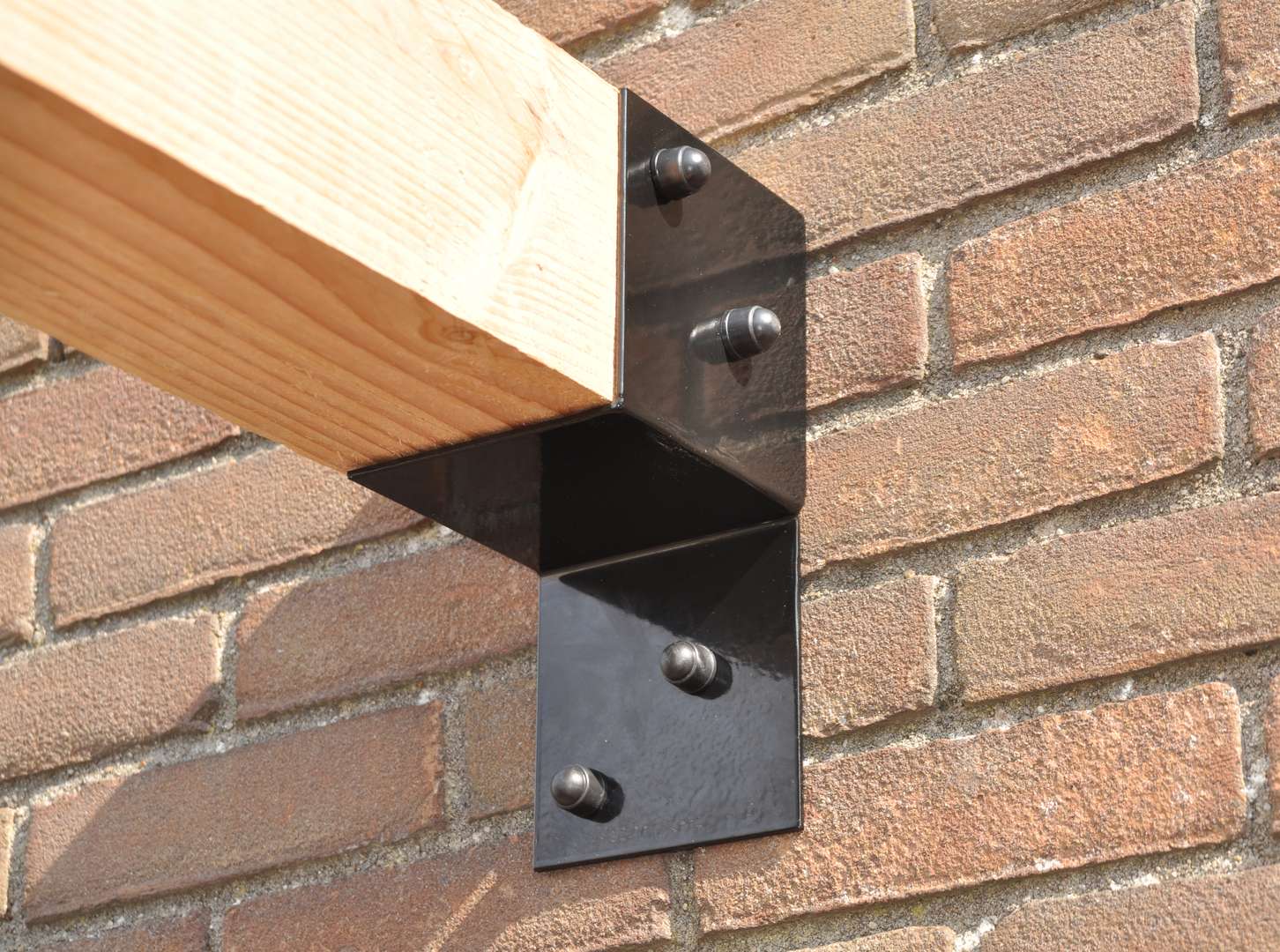 Pergola Wall 1 - Model A met Waterdicht Harmonicadoek