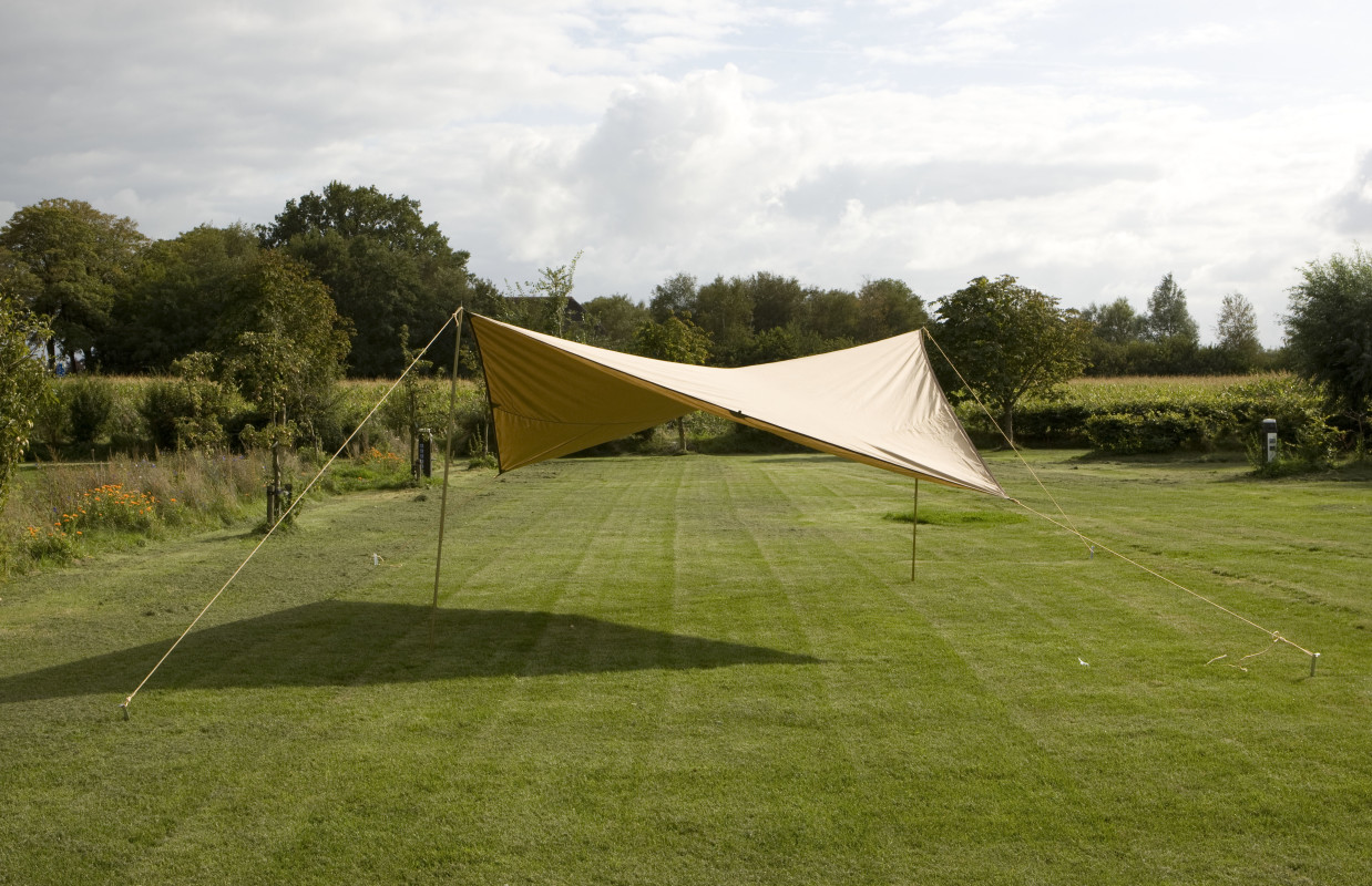 Tarp vierkant licht beige