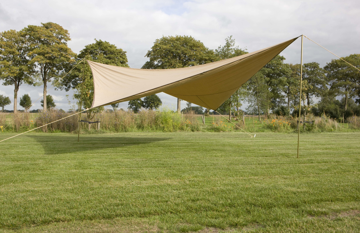 Tarp vierkant licht beige