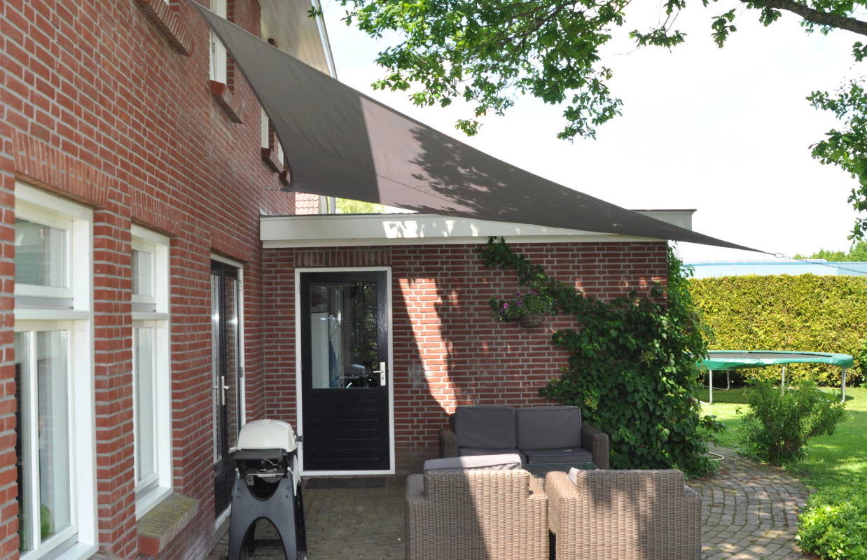 Gardensail Schaduwdoek Grijs Driehoek Waterdicht Gardenonline